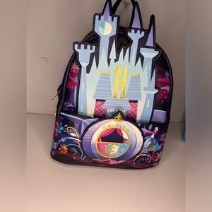 Loungefly Cinderella Castle Disney Mini Backpack